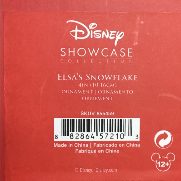 Lenox Disney Frozen Elsa Charm Snowflake Ornament - Picture 7 of 8
